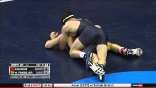 2016 NCAA Wrestling 149lbs: Mitch Finesilver vs Steven Galiardo