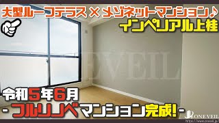 BBQやプールなども楽しめる開放感のあるルーフバルコニーが特徴的なお部屋です！フルリノベ済で室内もキレイ！『ルームツアー』