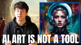 Why AI Art is Not a Tool, From an AI Researcher