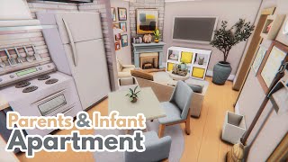 Small Family Apartment 🍼 The Sims 4 Apartment Renovation: Speed Build