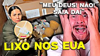 BRASILEIROS QUE VIVEM DE CATAR LIXO NOS EUA (pior vídeo da história)