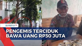 Satpol PP Amankan Pengemis di Kediri yang Bawa Uang Rp30 Juta Hasil dari Minta Secara Paksa