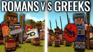 Minecraft ROMANS VS GREEKS | Ancient Wars