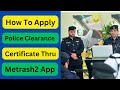 How To Apply For a PCC Through Metrash2  | Hassam Vlogs