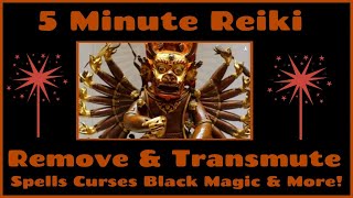 Reiki Remove + Transmute Black  Magic  Curses  Spells  Witchcraft  Dark Forces  Evil Eye