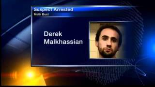 Cops serving warrant find meth lab