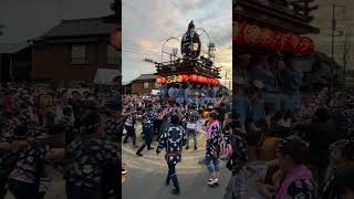 2023. 7.15 のの字廻し 退場シーン 下仲町 菅原道眞 佐原の大祭 関東3大山車祭り 香取市 約300年の伝統 山車 Sawara Festival Japan Matsuri #shorts