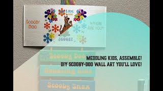 Meddling Kids, Assemble! DIY Scooby-Doo Wall Art You’ll Love!