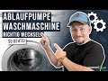 Ablaufpumpe Waschmaschine wechseln - so geht es!