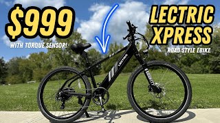 More Ebike for LESS | $999 Lectric Xpress Road Style with Torque Sensor