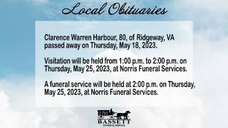 Obits for May 22, 2023