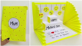 DIY : Mother's Day Greeting Card 2023 • Pop Up Mother's day card • Emoji card for mother's day gift