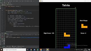 python project: tetris game
