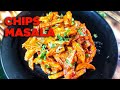 EASY RESTAURANT style CHIPS MASALA RECIPE | Masala chips |The cooking nurse