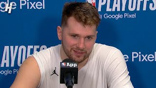 Luka Doncic talks kyrie & Game 5 Win vs Clippers, Postgame Interview