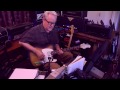 studio session recording with banjo acoustic electric guitar with tim pierce