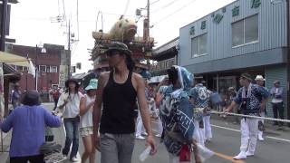 佐原の大祭2015夏　八日市場区　楽日乱曵き