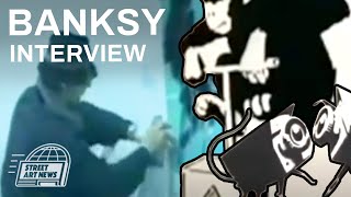 Rare interview with Banksy from early 2000