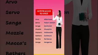 AUSTRALIAN SLANGS | Australian accent #shorts  #australia  #slang