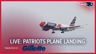 New England Patriots Arrive in Atlanta