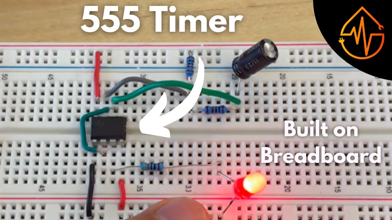 555 Timer Build On Breadboard Youtube