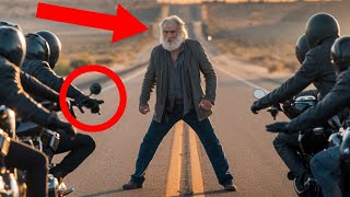 Biker Gang Attacks an Old Man – They Instantly Regret It”