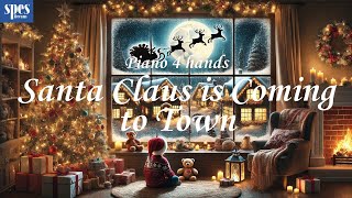 🎁Christmas🎁Easy Piano | Santa Claus is coming to town | Piano 현아람, 이정선 Arr. 서은주