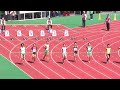 2014長崎国体陸上 成年男子100ｍ予選1組 20141019