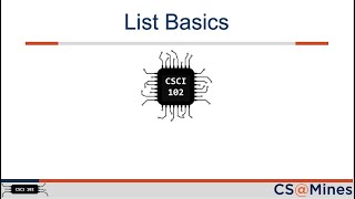 PythonVideo5 ListBasics