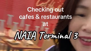 Restaurants and Cafes at NAIA Terminal 3, Philippines