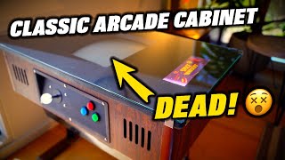 Classic Cocktail Arcade Cabinet - Screen repair and upgrades