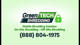 Green Tech Shredding - Paper shredding and recycling Miami