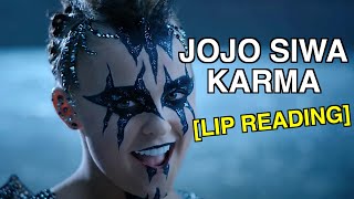 JoJo Siwa - Karma (Lip Reading)