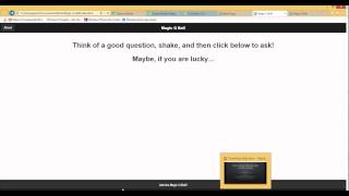 First Web App with JQuery Mobile