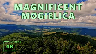 Mogielica Nature Reserve, Poland. 360° View from the observation deck.