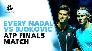 EVERY Rafael Nadal vs Novak Djokovic ATP Finals Match!