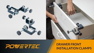 How to Align Drawer Front Panels Perfectly with POWERTEC 71181 Drawer Front Installation Clamps