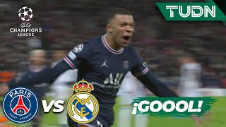 ¡GOLAZO DE MBAPPÉ! ¡DE ÚLTIMO MINUTO! | PSG 1-0 Real Madrid | UEFA Champions League - 8vos |TUDN