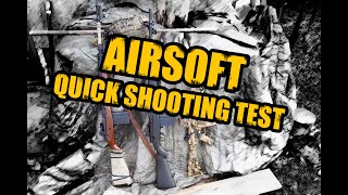 Airsoft Quick Shooting Test - Próba lövések