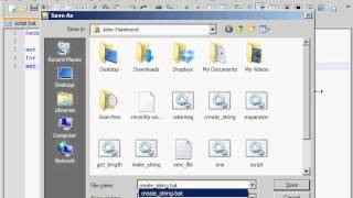 Batch 58 Building "Create String" Function