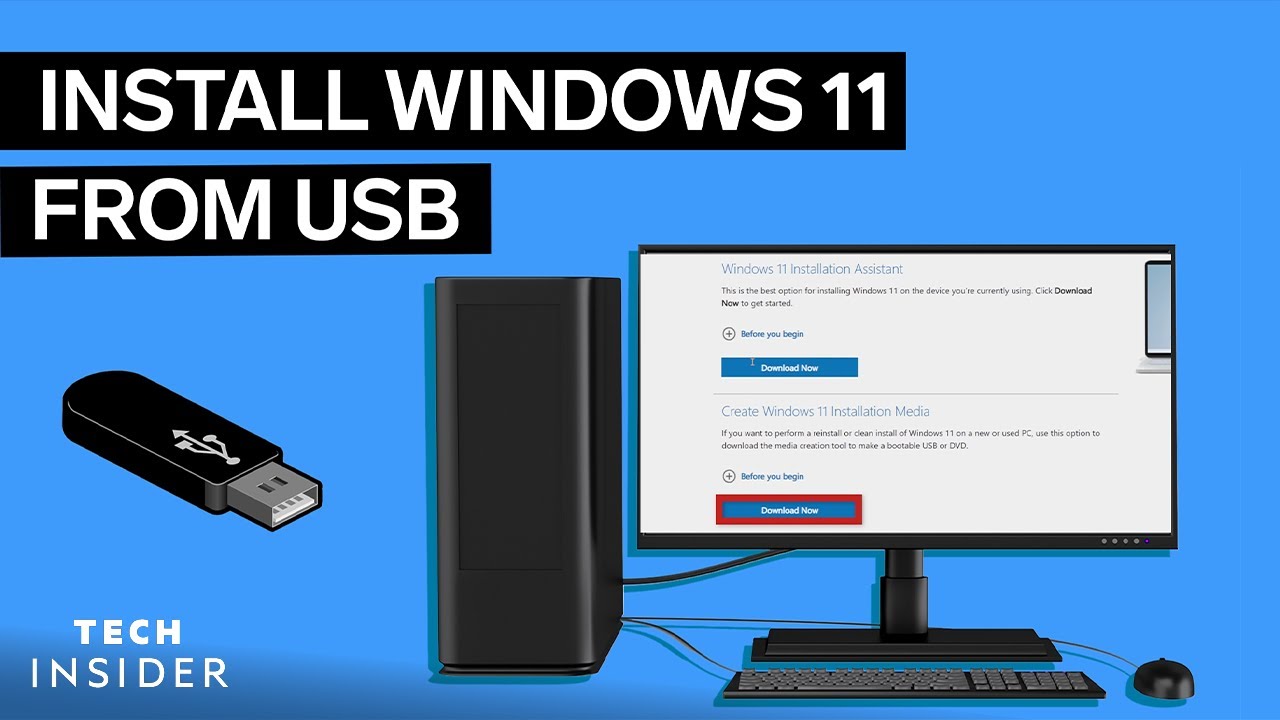 How To Install Windows 11 From USB - YouTube