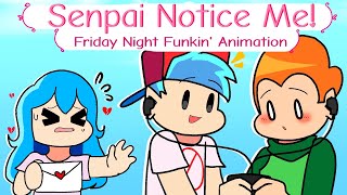 Friday Night Funkin’ - SENPAI NOTICE ME! (FNF Animation) Ft. Sky and BF and Mod Characters