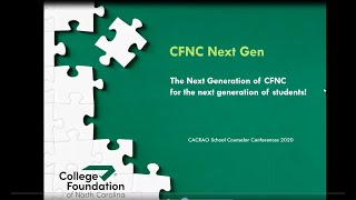 College Foundation of North Carolina (CFNC)