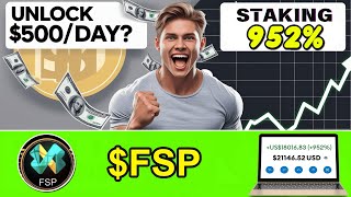 Why Staking FSP Can Earn You $500/Day! Unbelievable Passive Income with FSP token Token