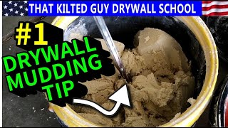 THE BEST Drywall Tip That Will Make Mudding MUCH EASIER!