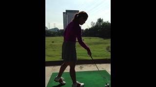 Trisha's Golf Lesson Number 1 - CM Chong @ Sri Damansara