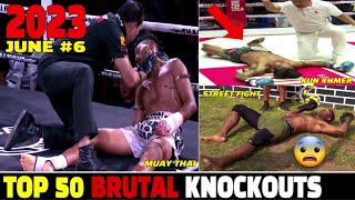 Top 50 Knockouts - MMA•MUAY THAI•BOXING•KICKBOXING 🌎 2023.6 #6