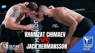 KHAMZAT CHIMAEV vs JACK HERMANSSON Full Fight Video *THIS IS CRAZY* | Bulldog Fight Night 9