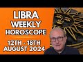 Libra Horoscope -  Weekly Astrology - 12th to 18th August 2024