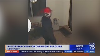 Police search for burglars in Simi Valley